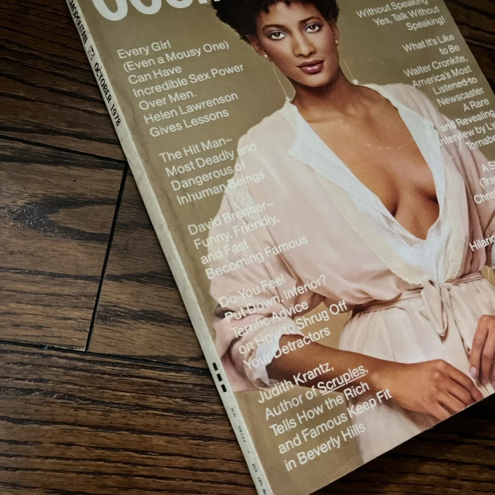 COSMOPOLITAN MAGAZINE OCTOBER 1978 PEGGY DILLARD FRANCESCO SCAVULLO